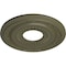 Ekena Millwork Lauren Ceiling Medallion (Canopies up to 6 1/4"), 20 5/8"OD x 6 1/4"ID x 1 3/8"P, Painted Turtle CM20LNPTF - alternate 2